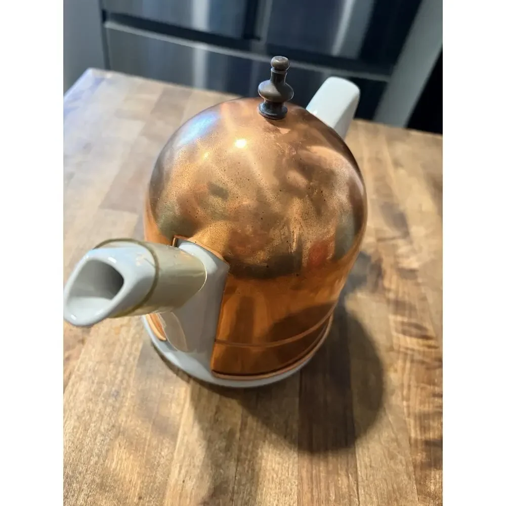 Copper Tea Cozy. Dome Cover with Knob. Teapot Cover